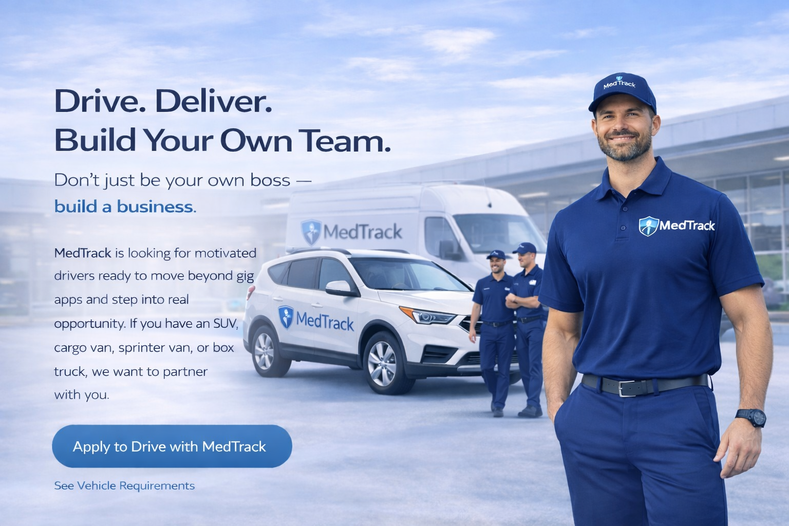 MedTrack driver and vehicles